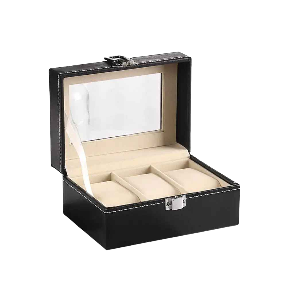 Lederbox für 2 oder 3 Zeitmesser