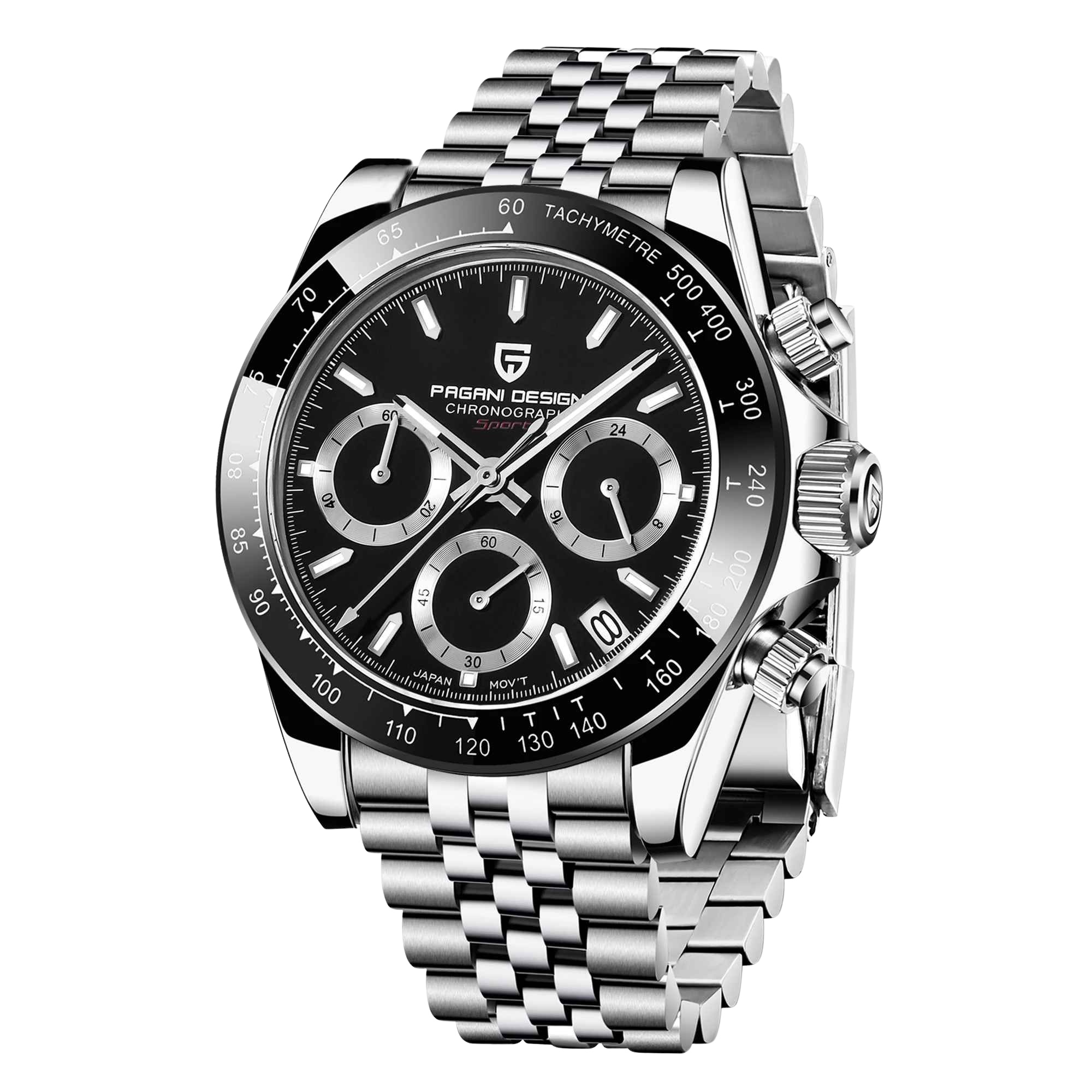 Pagani Design PD-1664 Quarzuhr Edelstahlband